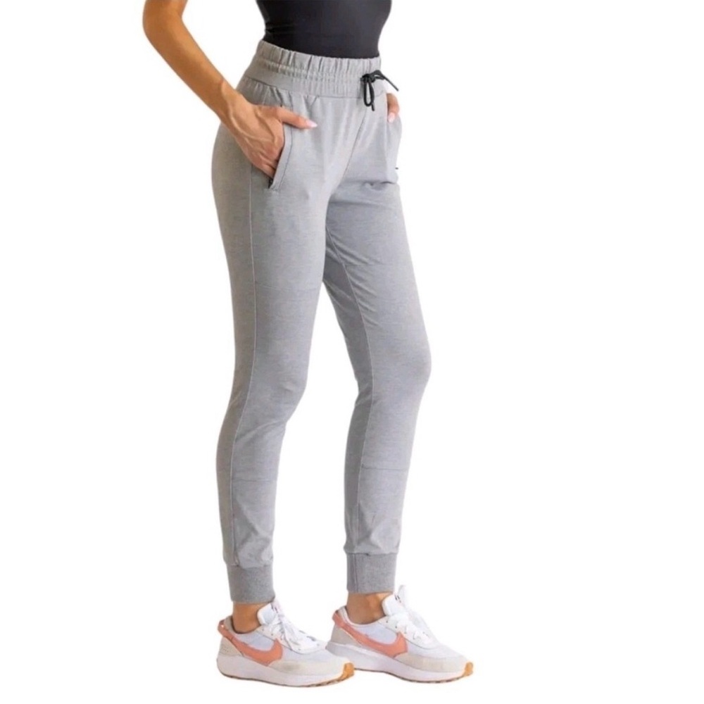 BYLT Basics Gray Drawstring Joggers